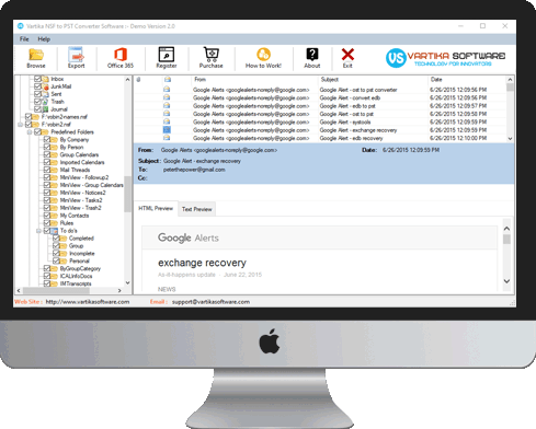 Lotus Notes Converter Tool Easily Convert NSF Emails to PST