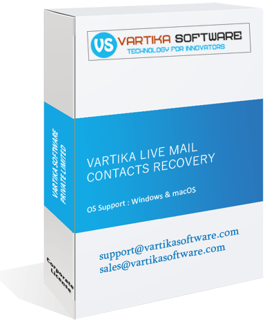 Vartika Live Mail Contact Recovery Software